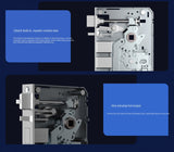 Smart Door Lock E Fingerprint Password Bluetooth Unlock Detect Alarm