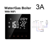 WiFi Smart Thermostat, Electric floor Heating Water/Gas Boiler Temperature Remote Controller for Google Home, Alexa