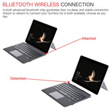 Ultra-Slim Lightweight Rechargeable Wireless Bluetooth Keyboard With Trackpad For Microsoft Surface Go 10 2018 Tablet Type Cover
