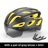 ROCKBROS Bicycle Helmet Men EPS Integrally-molded Breathable Cycling Helmet Men Women