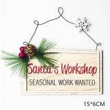 Natural Xmas Elk Wood Craft Christmas Tree Ornament Noel Christmas Decoration for Home Wooden