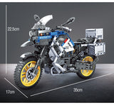 Technical Motorcycle car Model building blocks Speed Racing car City Vehicle MOC Motorbike bricks Kits