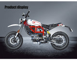 Technical Motorcycle car Model building blocks Speed Racing car City Vehicle MOC Motorbike bricks Kits