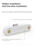 Xiaomi MIjia YEELOCK Smart Drawer Cabinet Lock Keyless Bluetooth APP Unlock Anti-Theft Child Safety File Security