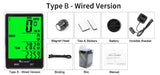 WEST BIKING Waterproof Bicycle Computer With Backlight Wireless Wired Bicycle Computer Bike Speedometer Odometer Bike Stopwatch