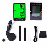 WEST BIKING Waterproof Bicycle Computer With Backlight Wireless Wired Bicycle Computer Bike Speedometer Odometer Bike Stopwatch