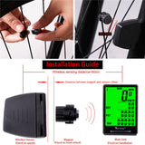 WEST BIKING Waterproof Bicycle Computer With Backlight Wireless Wired Bicycle Computer Bike Speedometer Odometer Bike Stopwatch