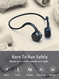 Wireless Earphone Bone Conduction Bluetooth Stereo Waterproof Earphone Audio Mp3 with Music Microphone