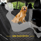 Prodigen Dog Car Seat Cover Waterproof Pet Transport Dog Carrier Car Backseat Protector Mat Car Hammock For Small Large Dogs