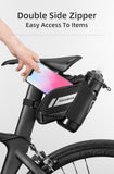 ROCKBROS 1.5L Bicycle Bag Water Repellent Durable Reflective MTB Road Bike With Water Bottle Pocket Bike Bag Accessories