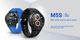 Smartwatch GPS M5S with SIM card Compass Barometer Altitude for Android IOS