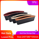 Seat Gap PU Case Storage Bag Car Organizer Artificial Leather Car Seats Gap Bag Car Accessories High Quality Storage Bag