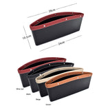 Seat Gap PU Case Storage Bag Car Organizer Artificial Leather Car Seats Gap Bag Car Accessories High Quality Storage Bag