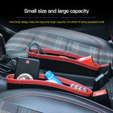 Seat Gap PU Case Storage Bag Car Organizer Artificial Leather Car Seats Gap Bag Car Accessories High Quality Storage Bag