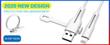 USB Cable Winder Cable Organizer Ties Mouse Wire Earphone Holder HDMI