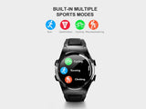 Sports Smart Watch TWS Bluetooth Earphone 2In1 round Display body temperature monitoring Smartwatch smart band