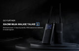 Xiaomi Walkie talkie 2 IP65 Radio Waterproof And Dust-proof Portable Outdoor Radio Transceiver UVHF Dual Band Interphone