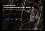 Xiaomi Walkie talkie 2 IP65 Radio Waterproof And Dust-proof Portable Outdoor Radio Transceiver UVHF Dual Band Interphone