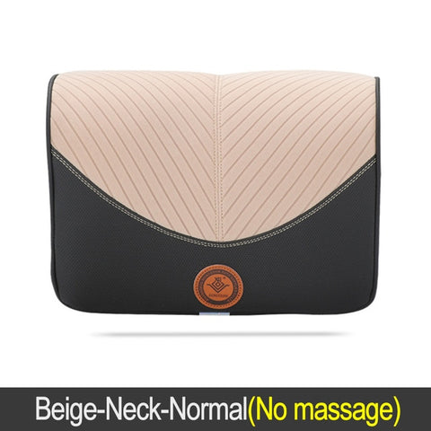 Car Massage Neck Support Pillow Seat Back Support Headrest Pillow Simulation Human Massage Travel Pillow Accessories