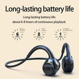 Wireless Earphone Bone Conduction Bluetooth Stereo Waterproof Earphone Audio Mp3 with Music Microphone