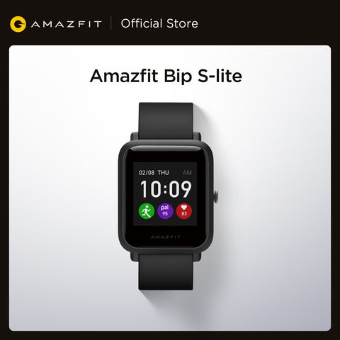 Amazfit Bip S Lite Smartwatch Color Display 5ATM Waterproof Swimming Smart Watch 1.28inch for Android ios phone