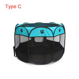 Portable Folding Pet Tent Dog House Octagonal Cage For Cat, and dogs Tent
