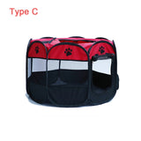 Portable Folding Pet Tent Dog House Octagonal Cage For Cat, and dogs Tent