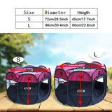 Portable Folding Pet Tent Dog House Octagonal Cage For Cat, and dogs Tent