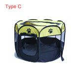 Portable Folding Pet Tent Dog House Octagonal Cage For Cat, and dogs Tent