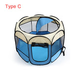 Portable Folding Pet Tent Dog House Octagonal Cage For Cat, and dogs Tent