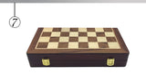 Metal Glossy Golden And Silver Chess Pieces Solid Wooden Folding Chess Board High Grade Professional Chess Games Set