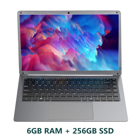 13.3 inch Intel J3455 Cheap Student Laptop Notebook 6G RAM 128GB 256GB 512GB 1TB SSD Laptop Windows 10 Intel Wifi Computer