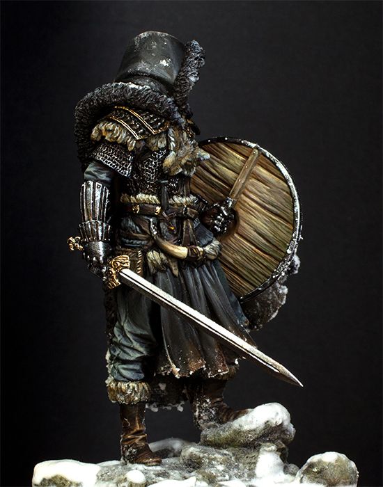 Northern Wandering Knight 75mm toy Resin Model Miniature resin figure Unassembled Unpainted